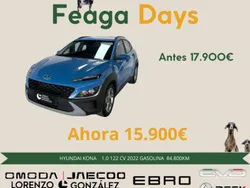 Azul Usado 2022 Hyundai Kona SUV | 17.900 € (Precio justo)