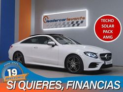 Blanco Usado 2018 Mercedes E220 AMG Coupe | 33.900 € (Precio justo)