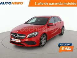 Rojo Usado 2016 Mercedes A200 AMG line Berlina | 17.899 € (Buen precio)