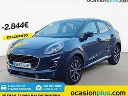 Azul Usado 2020 Ford Puma Titanium SUV | 14.446 € (Precio justo)