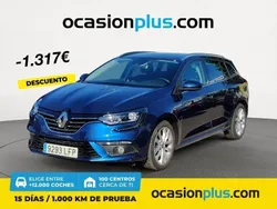 Azul Usado 2020 Renault Mégane GrandTour Zen Familiar | 14.490 € (Precio justo)