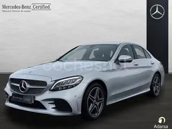 Gris / plata Usado 2019 Mercedes C200 AMG line Berlina | 28.900 € (Caro)