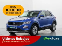 Azul Usado 2021 VW T-Roc Advance SUV | 21.990 € (Precio justo)