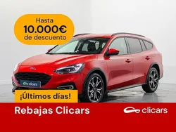 Rojo Usado 2020 Ford Focus Active Familiar | 16.390 € (Precio justo)
