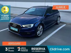 Azul Usado 2014 Audi A3 Attraction Utilitario | 16.590 € (Un poco caro)