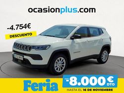 Blanco Usado 2023 Jeep Compass Longitude SUV | 28.390 € (Precio justo)
