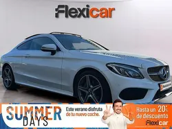 Blanco Usado 2017 Mercedes C220 AMG line Coupe | 27.280 € (Precio justo)