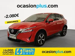 Rojo Usado 2021 Nissan Qashqai N-Connecta SUV | 22.490 € (Un poco caro)