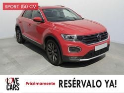 Rojo Usado 2021 VW T-Roc Sportline SUV | 22.990 € (Precio justo)