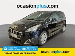 Negro Usado 2016 Peugeot 5008 Style Monovolumen | 11.890 € (Precio justo)