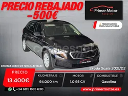 Negro Usado 2021 Skoda Scala Active Utilitario | 13.400 € (Precio justo)