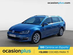 Azul Usado 2014 VW Golf VII Sportline Familiar | 12.300 € (Precio justo)