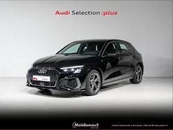 Negro mito metalizado Usado 2023 Audi A3 Sportback S-Line Utilitario | 31.900 € (Caro)