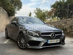 Gris / plata Usado 2017 Mercedes C220 AMG line Coupe | 22.500 € (Buen precio)