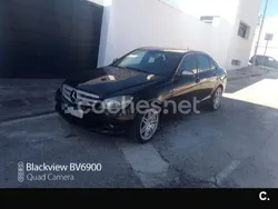 Negro Usado 2007 Mercedes C200 Avantgarde Berlina | 6500 € (Precio justo)