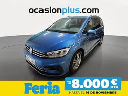 Azul Usado 2016 VW Touran Sportline Monovolumen | 20.900 € (Un poco caro)