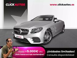 Gris / plata Usado 2019 Mercedes E220 Descapotable | 37.700 € (Precio justo)