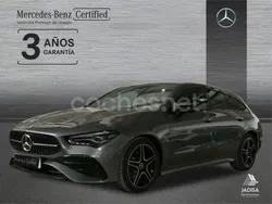 Gris montaña Usado 2024 Mercedes CLA200 Shooting Brake AMG line Familiar | 39.990 € (Precio justo)