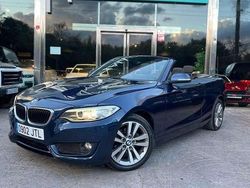 Azul Usado 2016 BMW 218 Descapotable | 15.990 € (Buen precio)