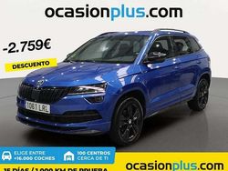 Azul Usado 2021 Skoda Karoq SportLine SUV | 21.091 € (Buen precio)