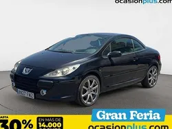 Negro Usado 2007 Peugeot 307 CC Descapotable | 2900 €