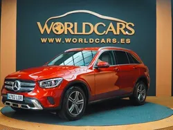 Rojo Usado 2019 Mercedes GLC220 SUV | 37.175 € (Precio justo)