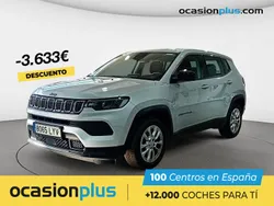 Blanco Usado 2022 Jeep Compass Longitude SUV | 21.270 € (Precio justo)