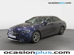 Azul Usado 2021 Mercedes E220 Berlina | 34.991 € (Buen precio)