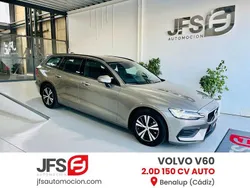 Gris Usado 2020 Volvo V60 Familiar | 20.900 € (Precio justo)