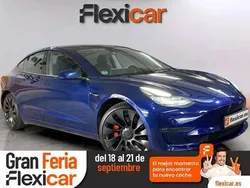 Azul Usado 2021 Tesla Model 3 Performance Berlina | 26.990 € (Super precio)
