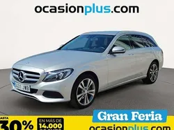 Plateado Usado 2017 Mercedes C220 Familiar | 23.450 € (Precio justo)