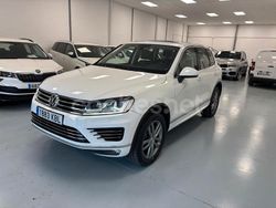 Blanco Usado 2017 VW Touareg R-line SUV | 29.900 € (Precio justo)