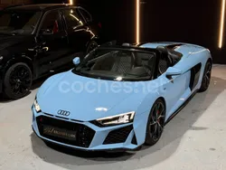 Azul Usado 2021 Audi R8 Spyder Exclusive Descapotable | 155.000 € (Precio justo)