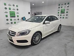 Blanco Usado 2014 Mercedes A180 AMG line Berlina | 15.499 € (Precio justo)