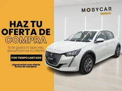 Blanco Usado 2021 Peugeot e-208 Active Utilitario | 18.995 € (Precio justo)