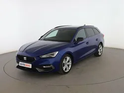 Azul Usado 2020 Seat Leon FR Familiar | 19.399 € (Precio justo)