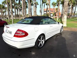 Blanco Usado 2004 Mercedes CLK320 Avantgarde Descapotable | 8800 € (Buen precio)