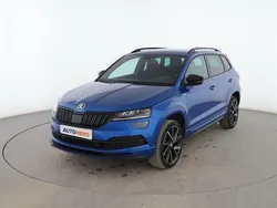 Azul Usado 2021 Skoda Karoq SportLine SUV | 24.599 € (Precio justo)
