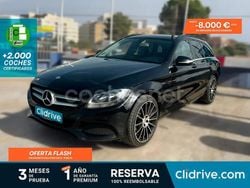 Negro Usado 2015 Mercedes C180 Berlina | 8190 €