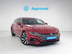 Rojo Usado 2021 VW Arteon R-line Familiar | 28.900 € (Precio justo)