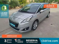 Gris Usado 2016 Peugeot 5008 Allure Monovolumen | 9390 € (Buen precio)