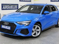 Azul Usado 2021 Audi A3 Sportback e-tron S-Line Berlina | 29.990 € (Caro)