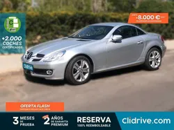 Gris Usado 2010 Mercedes SLK200 Descapotable | 15.490 € (Precio justo)