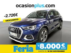 Azul Usado 2021 Audi Q3 Advanced Plus SUV | 29.990 € (Precio justo)