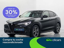 Negro Usado 2022 Alfa Romeo Stelvio Sprint SUV | 27.490 € (Precio justo)