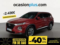 Rojo Usado 2019 Hyundai Santa Fe SUV | 26.800 € (Un poco caro)