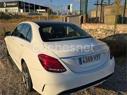 Blanco Usado 2014 Mercedes C220 AMG line Berlina | 21.990 € (Precio justo)