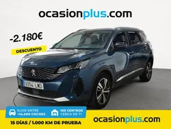 Azul Usado 2022 Peugeot 5008 Allure Monovolumen | 23.990 € (Precio justo)