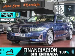 Azul Usado 2021 BMW 520 Sport Line Familiar | 30.900 € (Precio justo)