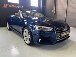 Azul Usado 2018 Audi A5 Cabriolet Descapotable | 24.000 € (Precio justo)